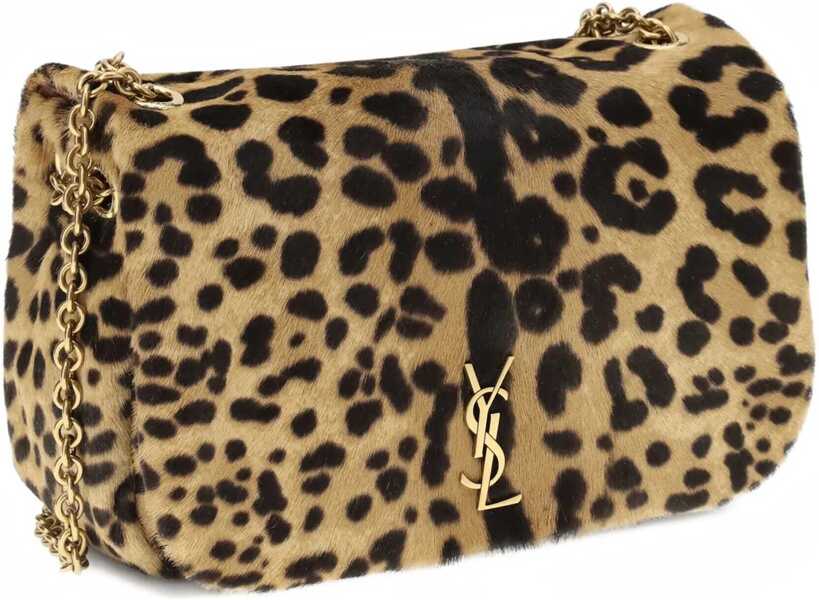 Genti de umar Saint Laurent Jamie mini leopard print Shoulder Bag MUSTARD Femei (BM 19452476) 2