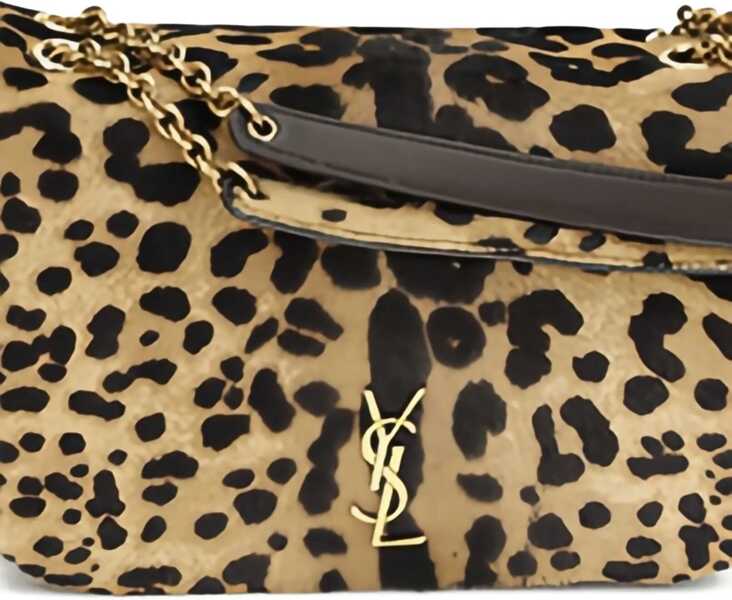 Genti de umar Saint Laurent Jamie mini leopard print Shoulder Bag MUSTARD Femei (BM 19452476) 4