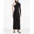 COURR&Egrave;GES One-shoulder maxi Dress BLACK