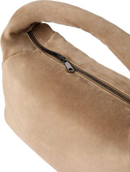 Genti de umar Brunello Cucinelli Suede Shoulder Bag ANTILOPE Femei (BM 19452536) 3