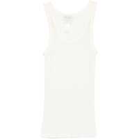 Topuri Halter-neck tank Top in wool jersey Femei