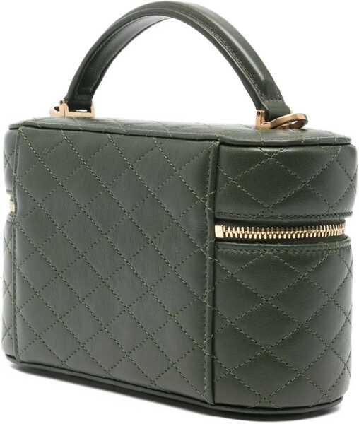Genti de mana Saint Laurent Vanity Gaby leather Handbag GREEN Femei (BM 19452563) 3