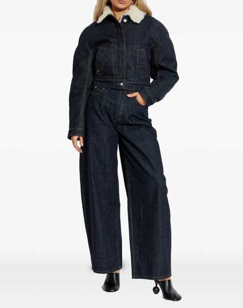 Bluze de trening JACQUEMUS De-Nmes Ovalo Denim Bomber DARK NAVY Femei (BM 19452575) 2