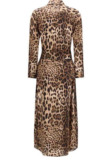 Rochii EllA Patterned silk Dress ANIMALIER Femei (BM 19452578) 2