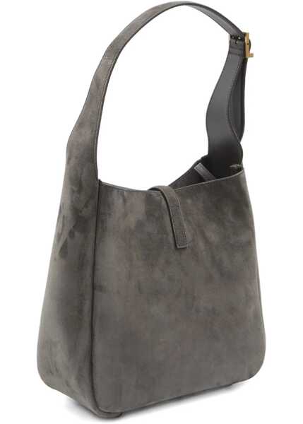 Genti de umar Saint Laurent Le 5  7 small suede Shoulder Bag PEARL Femei (BM 19452584) 2