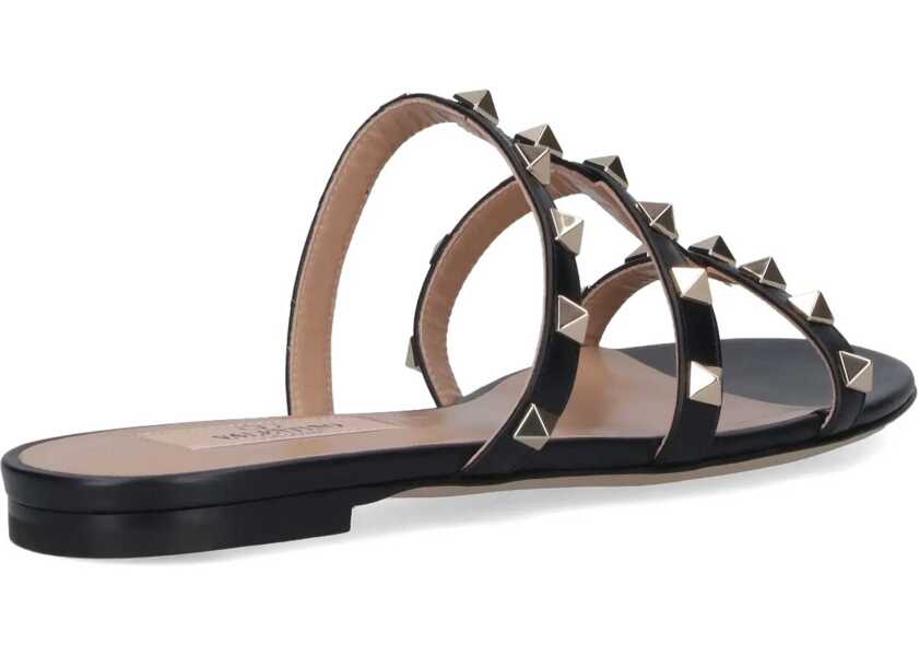 Sandale Valentino Garavani Rockstud Slider Sandal NERO Femei (BM 19452590) 5