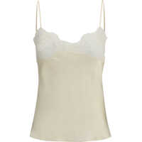 Topuri Washed silk satin and lace Camisole Femei