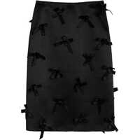 Fuste Satin Skirt with bows Femei