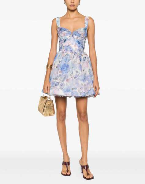 Rochii ZIMMERMANN Rebellion Drape Mini Dress SKY-BLOOM Femei (BM 19452608) 2