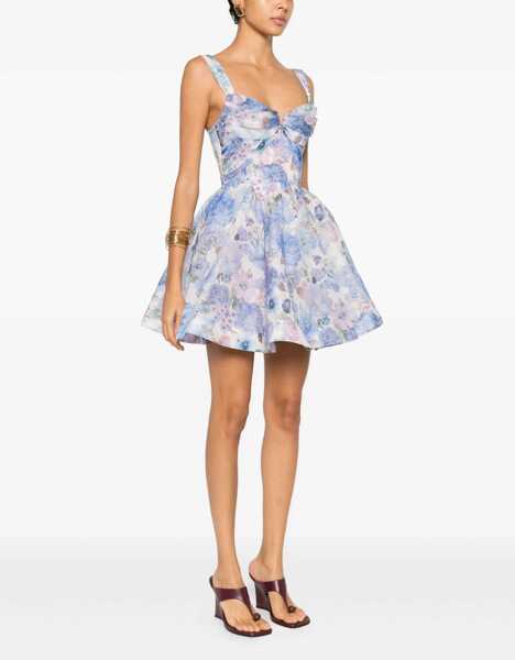 Rochii ZIMMERMANN Rebellion Drape Mini Dress SKY-BLOOM Femei (BM 19452608) 3