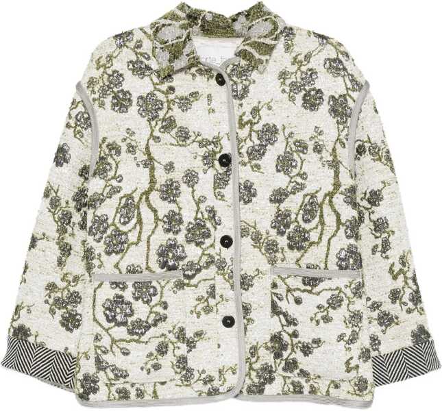 Jachete forteforte La Lune en Fleur jacquard Jacket SILVERMOON Femei (BM 19452614) 1