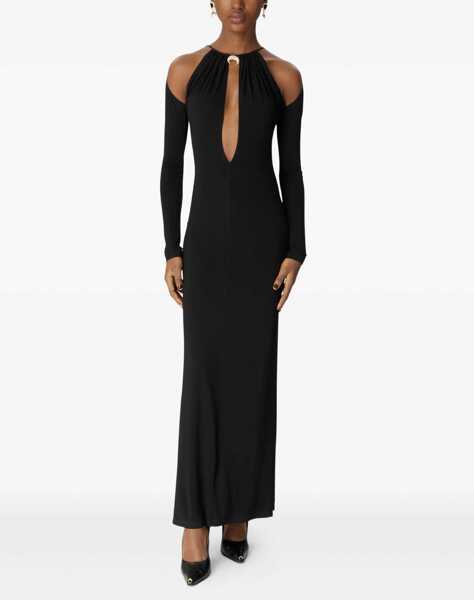 Rochii MARINE SERRE Draped Jersey Long Dress BLACK Femei (BM 19452623) 2