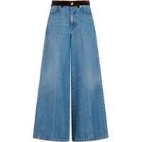 Blugi Cotton Pants with contrasted waistband Femei