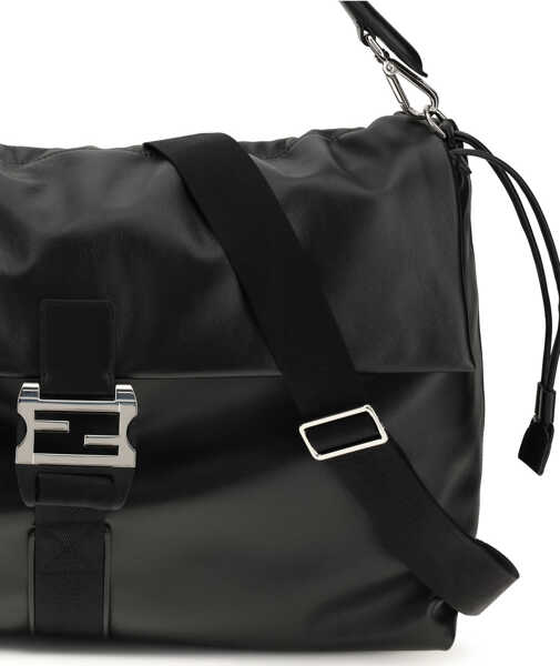 Genti de mana Fendi Mamma Baguette Shoulder Bag NEROPALLADIO Barbati (BM 19452683) 4