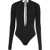 MARINE SERRE Stretch viscose Bodysuit BLACK