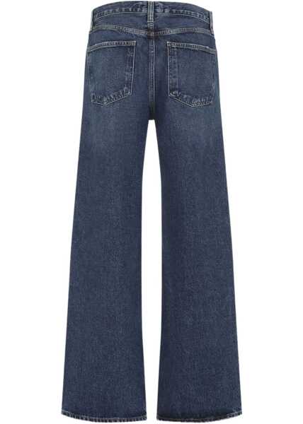 Blugi AGOLDE Straight Jeans SHORT WAVE Femei (BM 19452719) 2