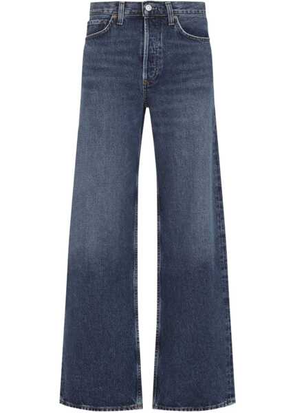 Blugi AGOLDE Straight Jeans SHORT WAVE Femei (BM 19452719) 1