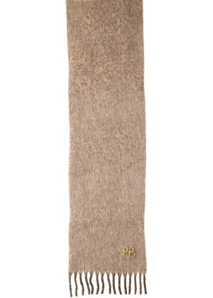 Esarfe RUSLAN BAGINSKIY Wool Scarf BEIGE Femei (BM 19452809) 2