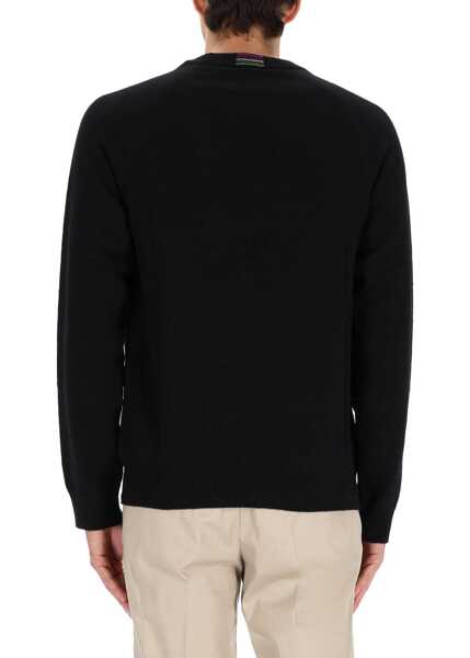 Pulovere casual Paul Smith Wool Jersey. BLACK Barbati (BM 19452821) 3