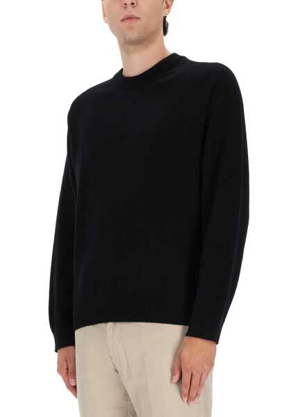 Pulovere casual Paul Smith Wool Jersey. BLACK Barbati (BM 19452821) 4