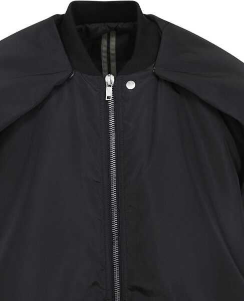 Bomber jacket Rick Owens Bomber Jacket Convertible Jumbo Peter Flight BLACK Barbati (BM 19452848) 4