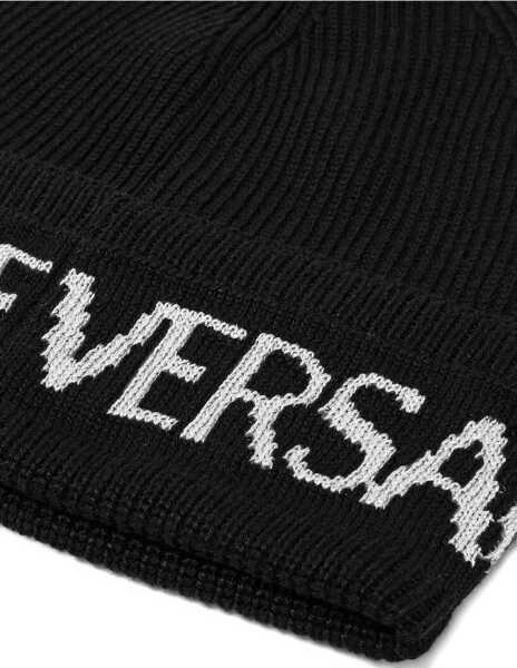 Caciuli Versace Jeans Couture Wool And Acrylic Beanie BLACK Barbati (BM 19452878) 2