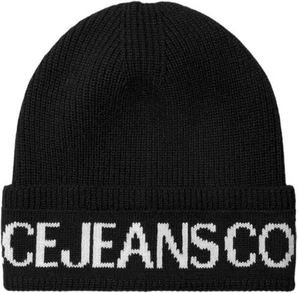 Caciuli Versace Jeans Couture Wool And Acrylic Beanie BLACK Barbati (BM 19452878) 1