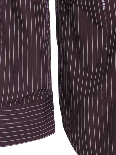 Camasi casual Vivienne Westwood Shirt Krall BORDEAUX Barbati (BM 19452881) 4