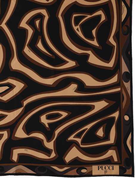 Esarfe PUCCI Silk Scarf GOLD Femei (BM 19452905) 2