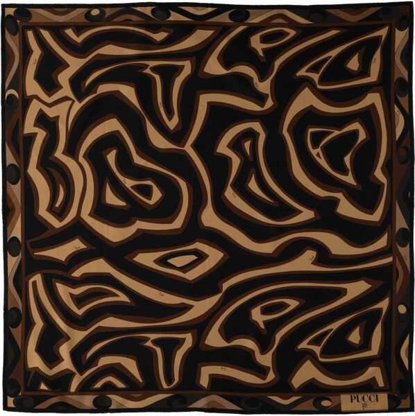 Esarfe PUCCI Silk Scarf GOLD Femei (BM 19452905) 1