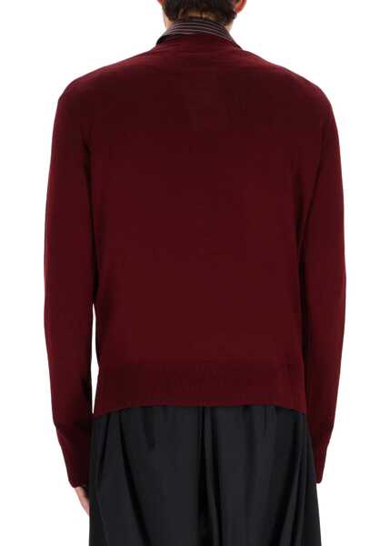 Pulovere casual Vivienne Westwood Alex Jersey With Logo BORDEAUX Barbati (BM 19452923) 3