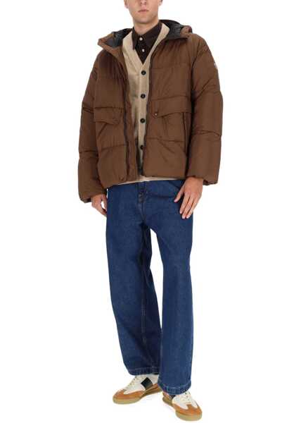 Trenciuri Paul Smith Hooded Jacket BROWN Barbati (BM 19452941) 2