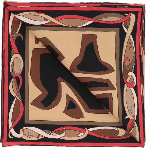 Esarfe PUCCI Silk Scarf GOLD Femei (BM 19452947) 1