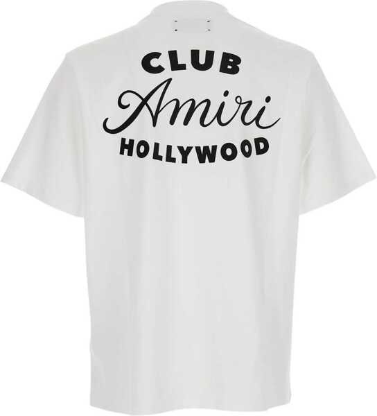 Tricouri AMIRI Club Amiri T-Shirt WHITE Barbati (BM 19453214) 2