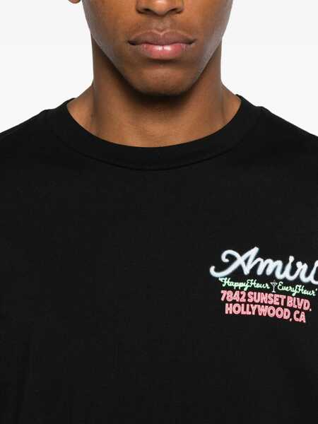 Tricouri AMIRI Neon Lights T-Shirt BLACK Barbati (BM 19453220) 4