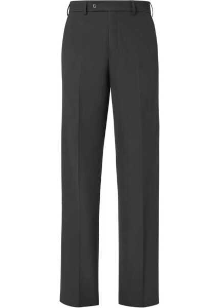 Pantaloni casual Fendi Wool Gabardine Trousers BLACK Barbati (BM 19453229) 1
