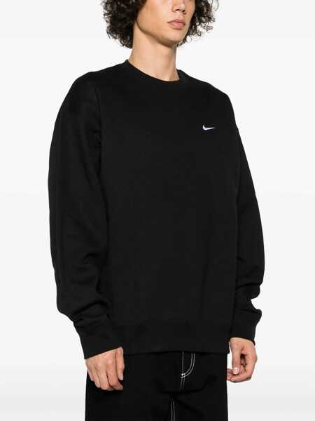 Hanorace Nike Solo Swoosh Fleece Crew Black Barbati (BM 19453367) 3