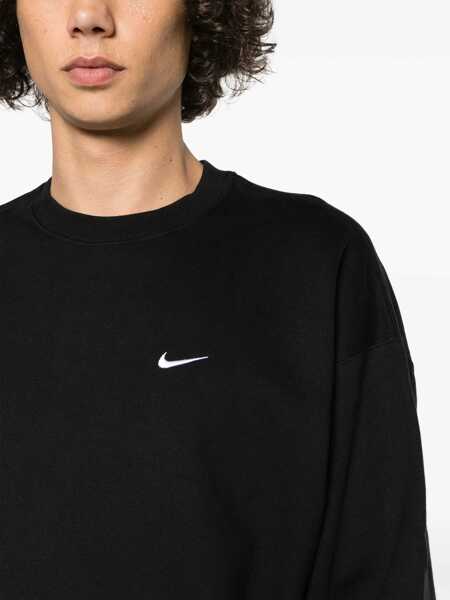Hanorace Nike Solo Swoosh Fleece Crew Black Barbati (BM 19453367) 5
