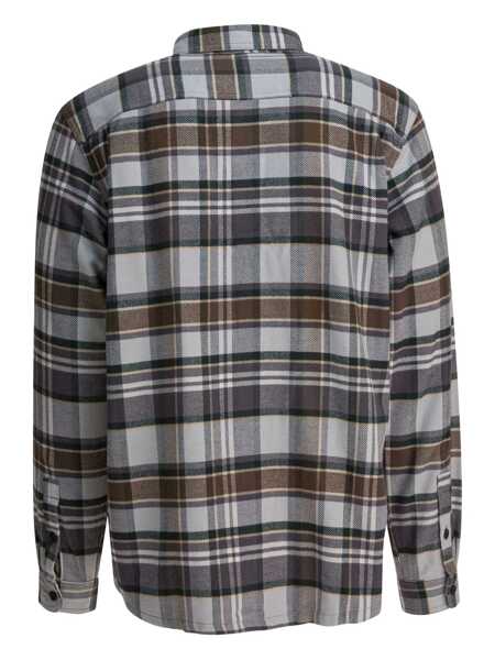Paltoane Patagonia Fjord Flannel shirt Grey Barbati (BM 19453467) 2