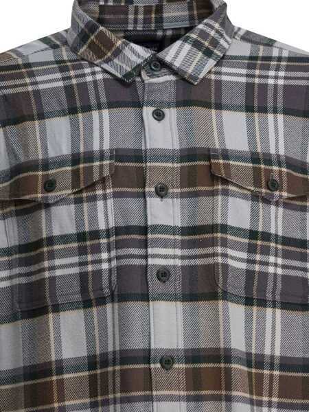 Paltoane Patagonia Fjord Flannel shirt Grey Barbati (BM 19453467) 3