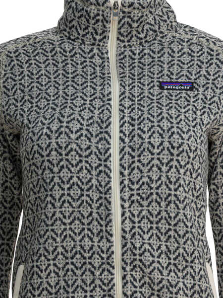 Hanorace Patagonia Better Sweater zippered sweatshirt Beige Femei (BM 19453470) 3