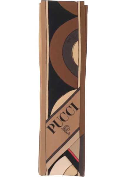 Esarfe PUCCI Silk Scarf GOLD Femei (BM 19456535) 1