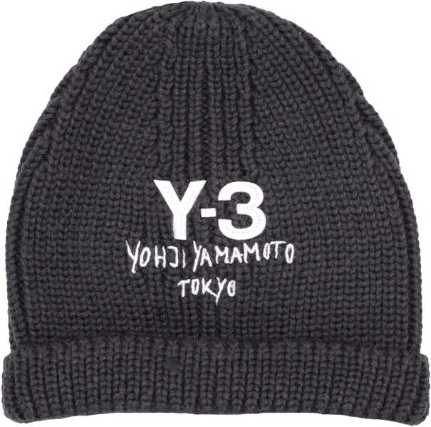 Sepci Y-3 Coarse Knit Cap BLACK Barbati (BM 19456556) 1