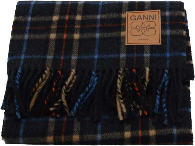 Esarfe Ganni Wool Slip GREY Femei (BM 19456595) 1