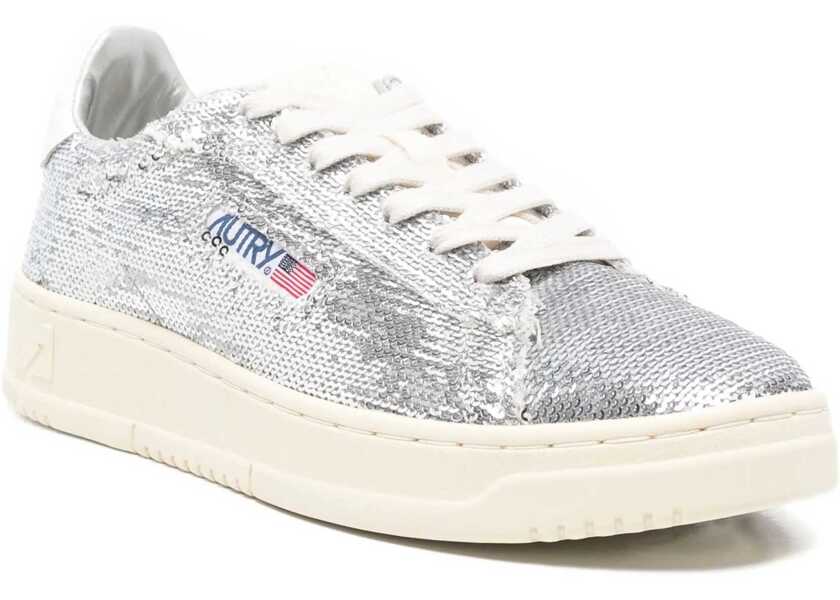 Sneakers AUTRY Dallas Low Sparkling Sneaker SILVER Femei (BM 19456613) 2