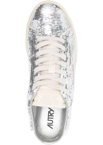 Sneakers AUTRY Dallas Low Sparkling Sneaker SILVER Femei (BM 19456613) 4