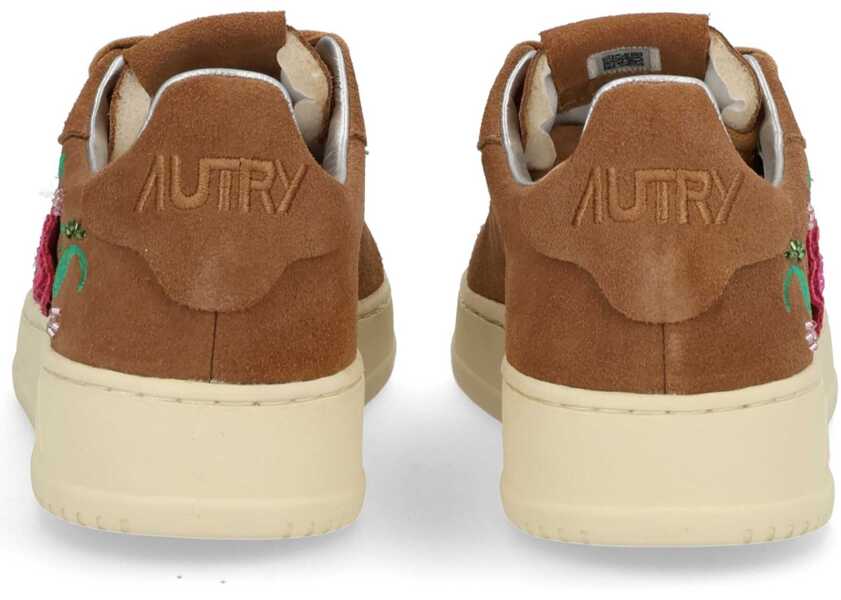 Sneakers AUTRY Dallas Low Floral Sneaker BROWN Femei (BM 19456619) 3
