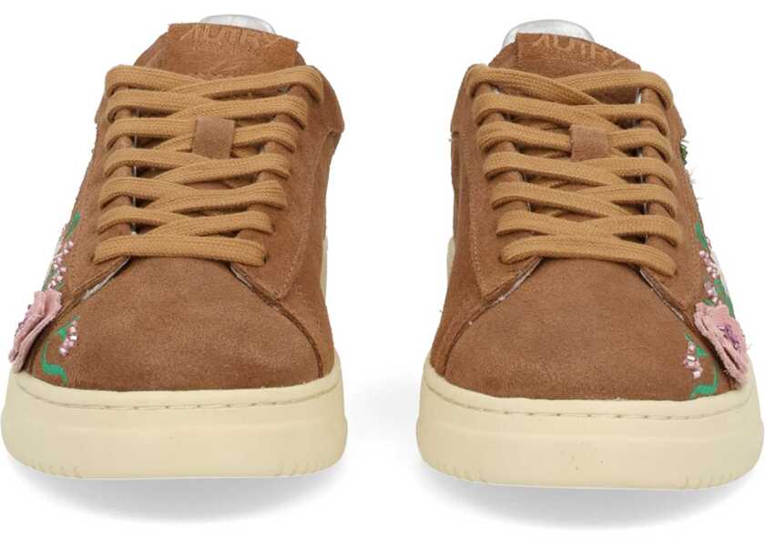 Sneakers AUTRY Dallas Low Floral Sneaker BROWN Femei (BM 19456619) 4