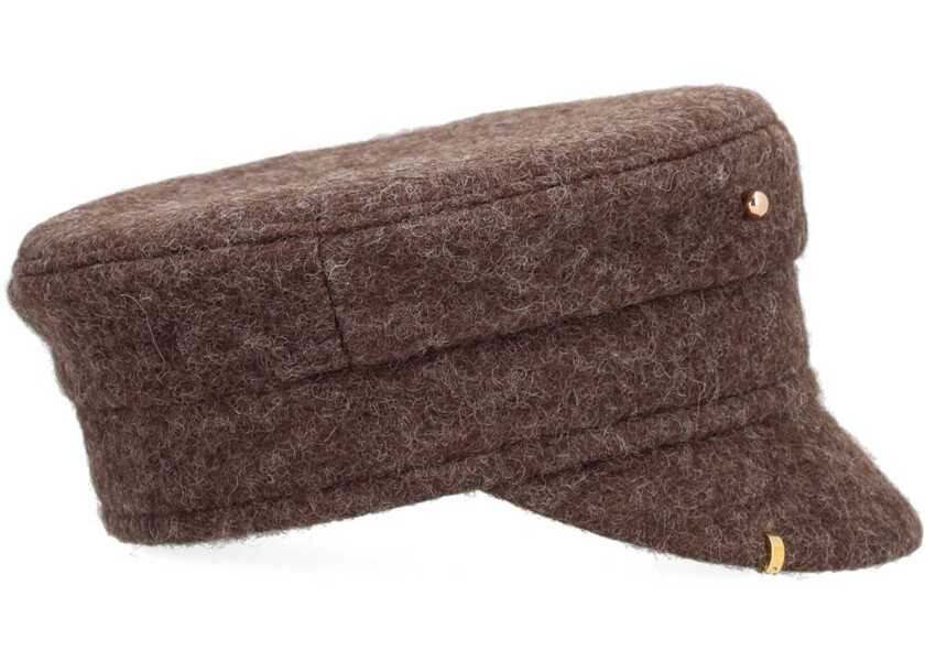 Palarii RUSLAN BAGINSKIY Baker Boy Hat BROWN Femei (BM 19456622) 2