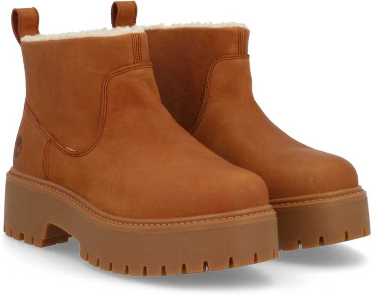 Cizme scurte Timberland Leather Boot BROWN Femei (BM 19456625) 2